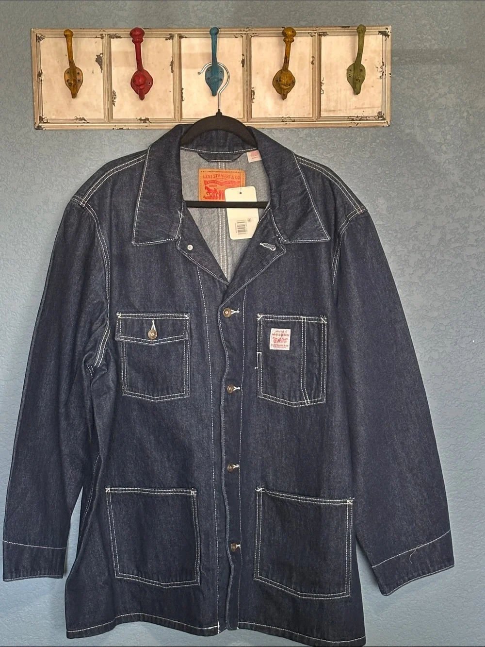Levi's Indigo Denim Work Jacket NWT